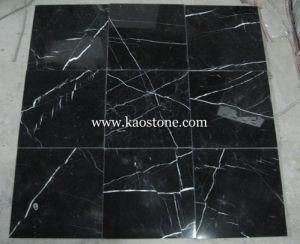 Marble Stone Black Marquina for Flooring, Wall and Vanity