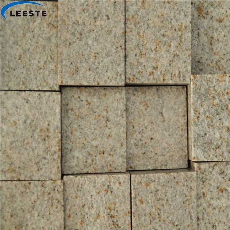 G682 Rusty Yellow Granite Natural Yellow Granite Polished Slabs Sawn Cut Cubestones