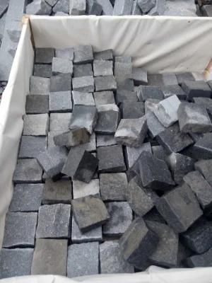 Cube Stone Paving Stone Natural Split Grey Granite Stone