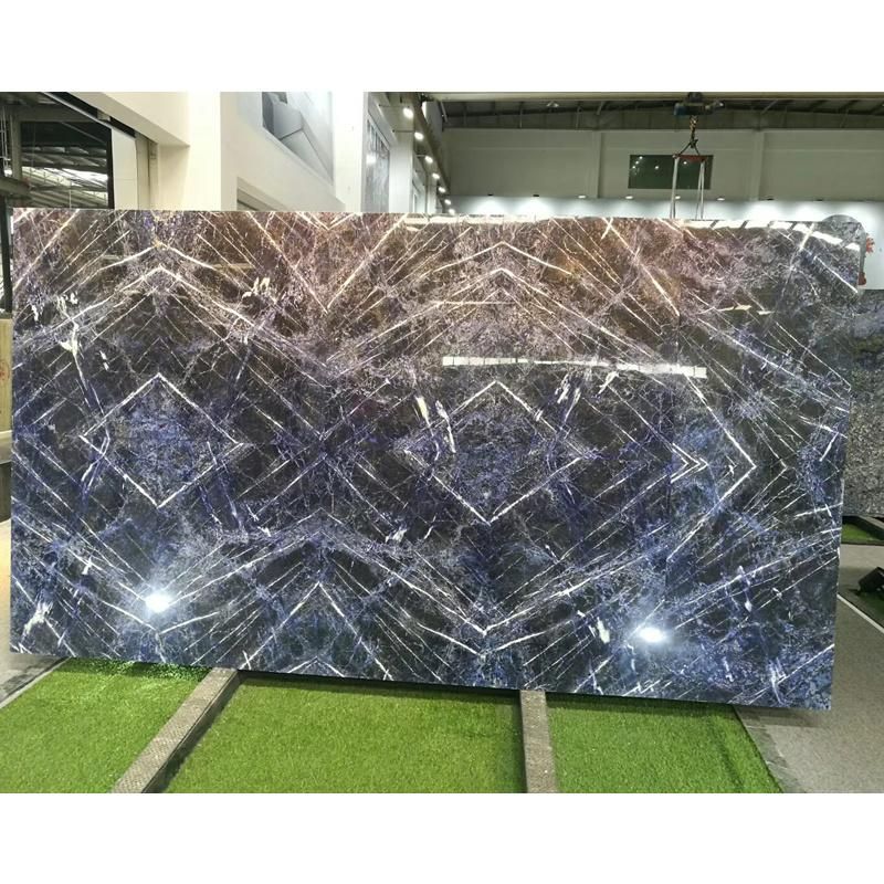 Brazil Black Matrix Granite Leathered Finish Slab