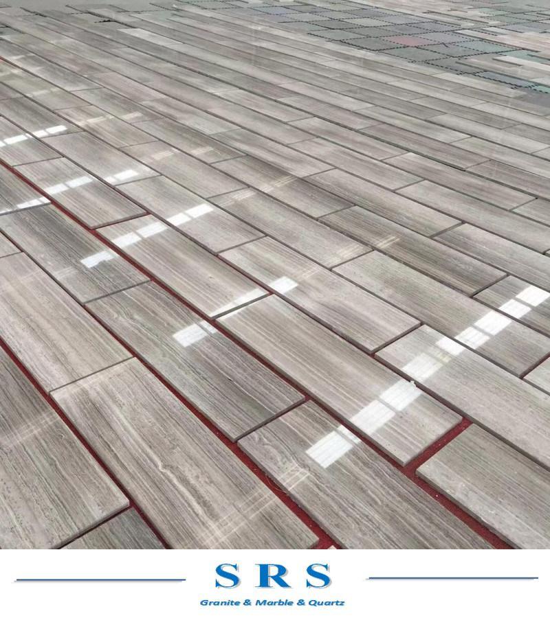 Wooden Grey Marble for Slab/Tile/Flooring/Walling