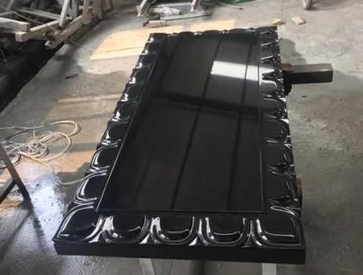 Shanxi Black Granite Tombstone Cover Plate