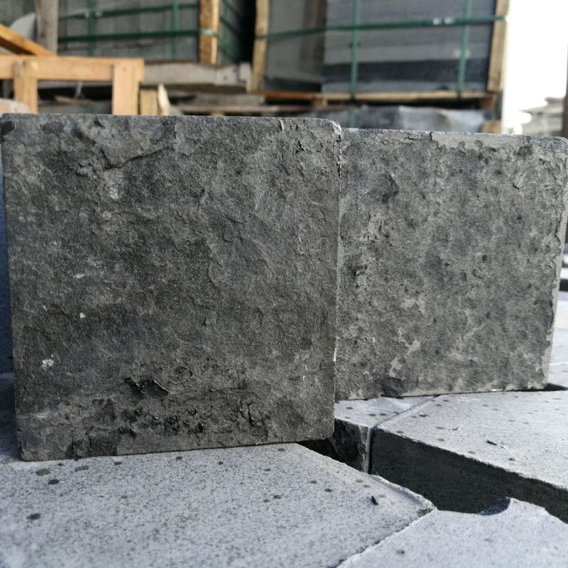 Polished Surface China Mongolia Black Granite Stone for Flooring Tiles