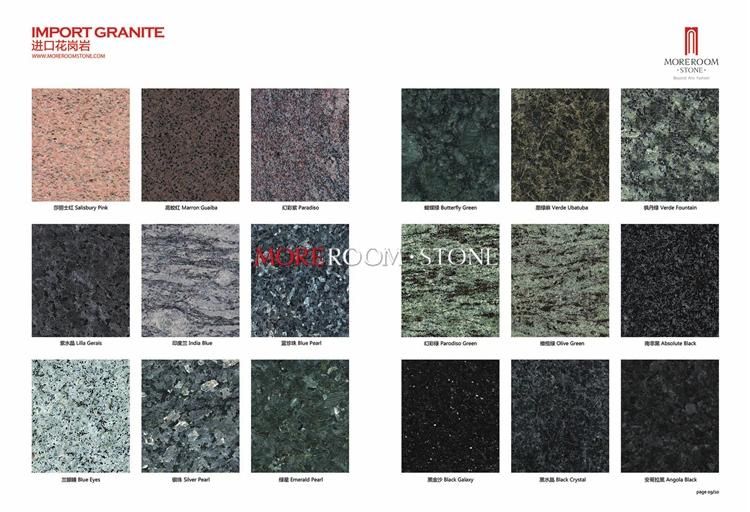 Luxurious Azul Macaubas Blue Granite Marble Countertops