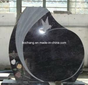 China Polished Black Granite Monument for Granite Memories