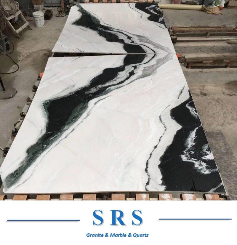 White Marble Coffee Table Natural/Polished China White/Panda White Marble for Floor/Wall Background