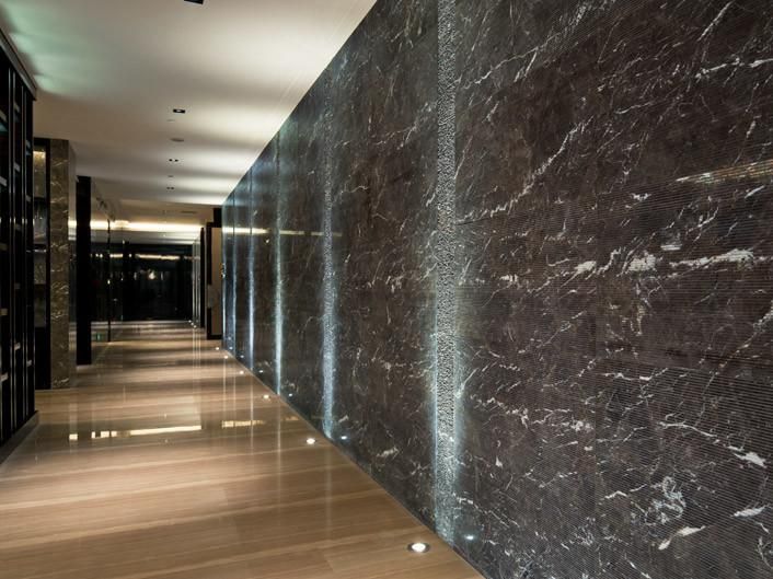 Premium Dark Coffee Brown Marble Big Slabs Natural Stone Saint Laurent Factory Price