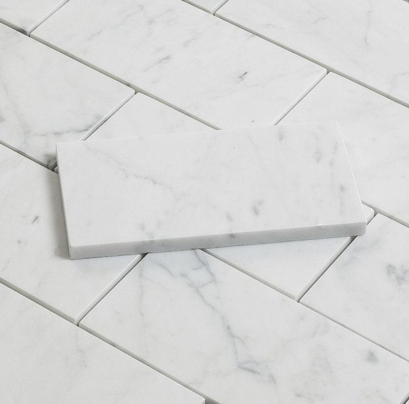 White Marble Stone Floor Tile