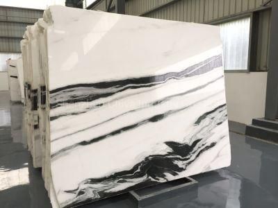 Indoor Panda White Marble Stone Floor Wall Tiles Ready-Made Stairs