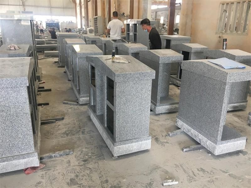 48/64/96/128 Niches Double Sides Standard Granite Columbaria for Tombstone/Momument/Gravestone/Memorial/Cemetery