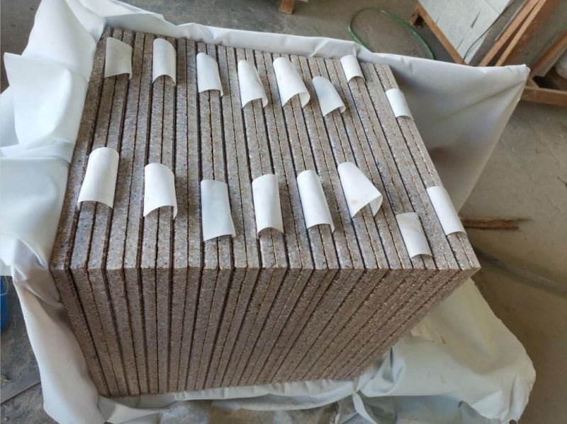 Natural Stone Chinese Island Red Granite Paving Tiles for Outside
