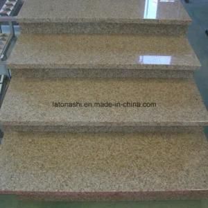 China Polished G682, Desert Gold, Rusty Yellow Granite Stair for Step/Riser
