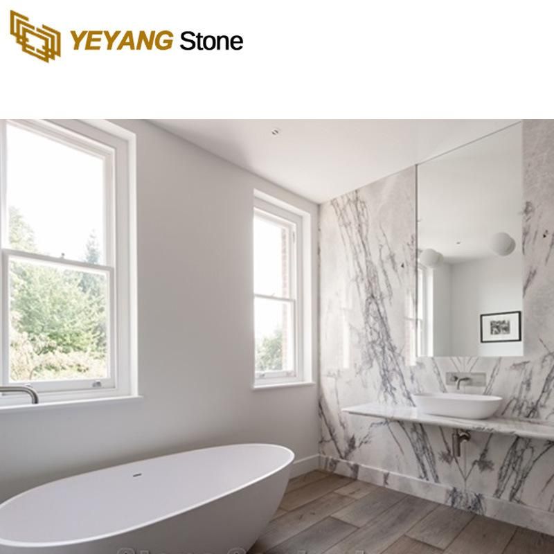 Good White Milas Lilac Marble Tiles New York White Marble