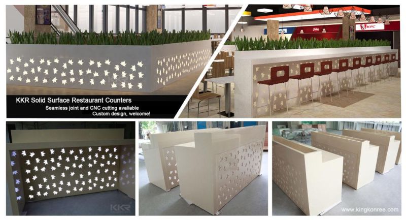Kkr Solid Surface Sheet Artificial Marble Corian 12mm Slabs