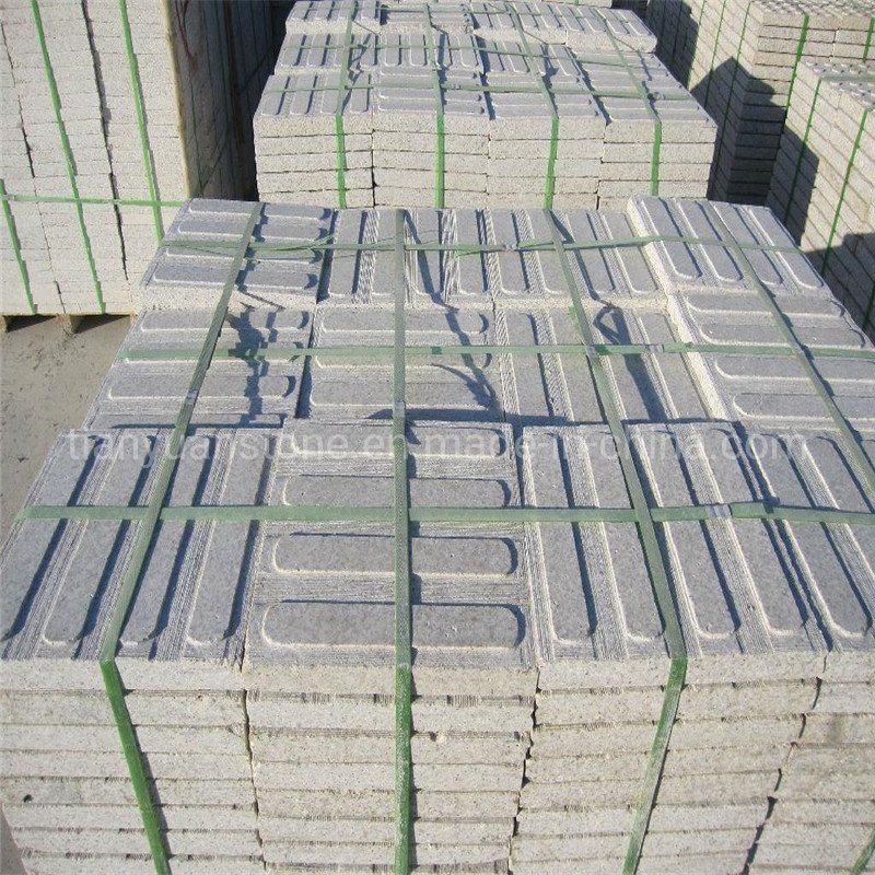 Grey Stone Granite Blind Paving/ Tactile Paving Anti-Slip for Walkway Sideway Patio Garden