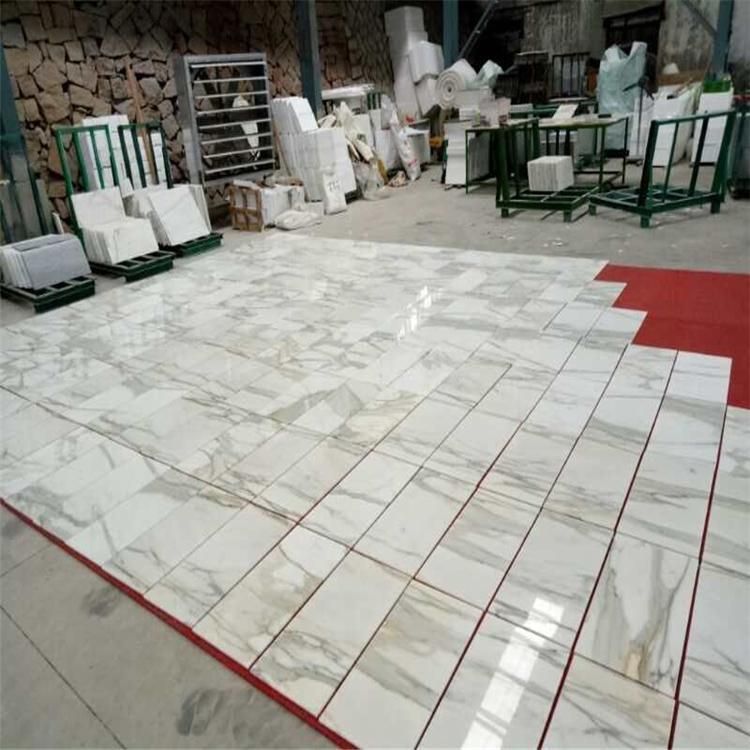Calacatta Gold Marble Natural White Marble with Grey Gold Veins