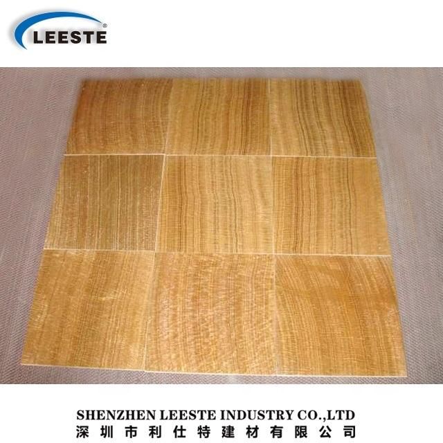 Royal Wooden Yellow Marble Slabs & Tiles
