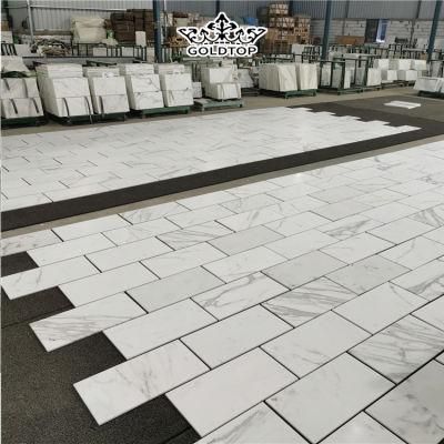 Building Materials Calacatta/Calacutta/Calcutta White Natural Marble Stone Slabs/Tiles for Luxury Residential Project