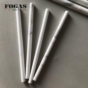 305X15X19.5mm Marble Pencil Tile Natural Stone Chair Rail