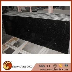 High Quality Black Galaxy Granite Countertop for Kitchen