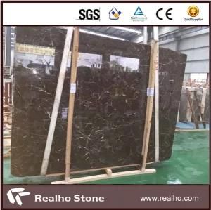 Polished Chinese Marron Emperador Brown Marble Slab Prices