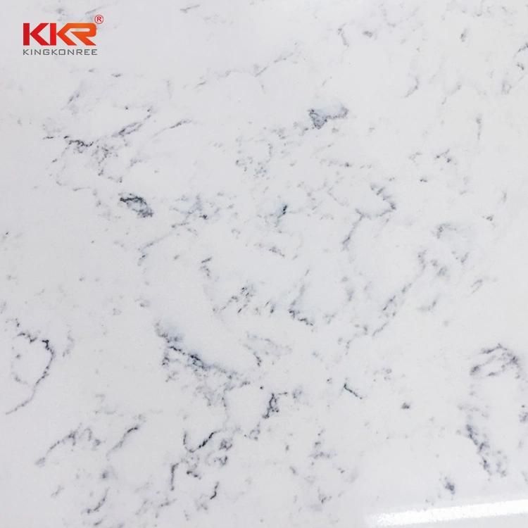 Quartz Stone in Wholesale High Density Artificial Stone Quartz Slab in Grey Color