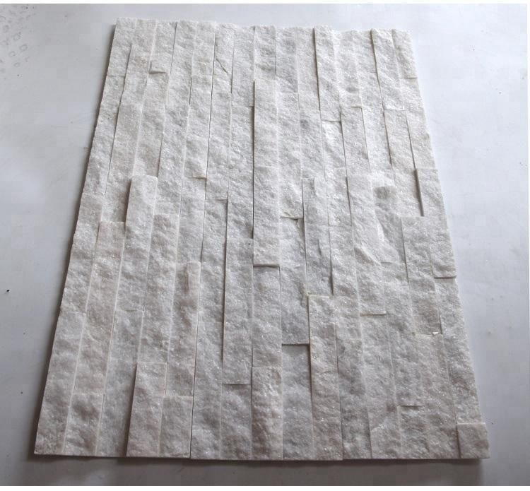 China Wholesale Cheap Natural White Quartzite Culture Stone Veneer for Wall Cladding