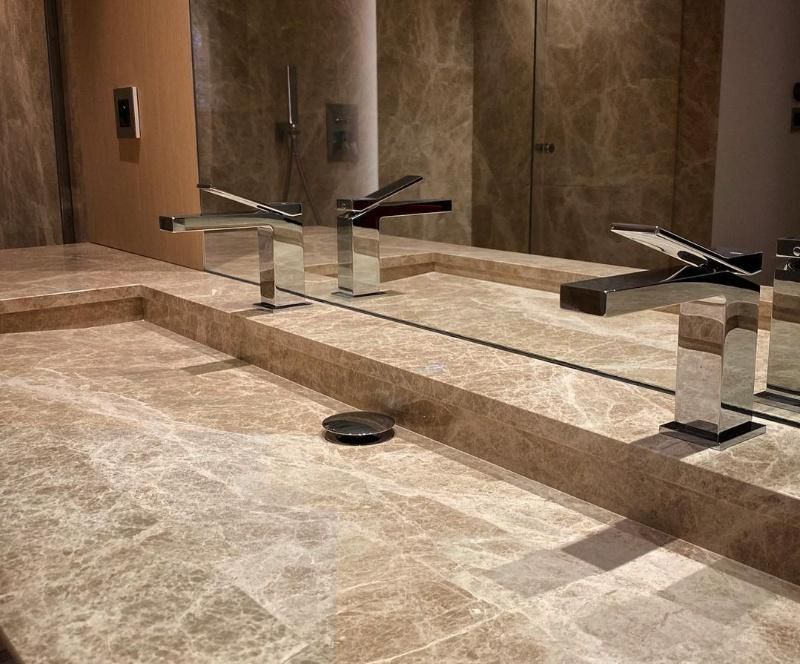 Light Emperador Marble for Tiles and Countertop