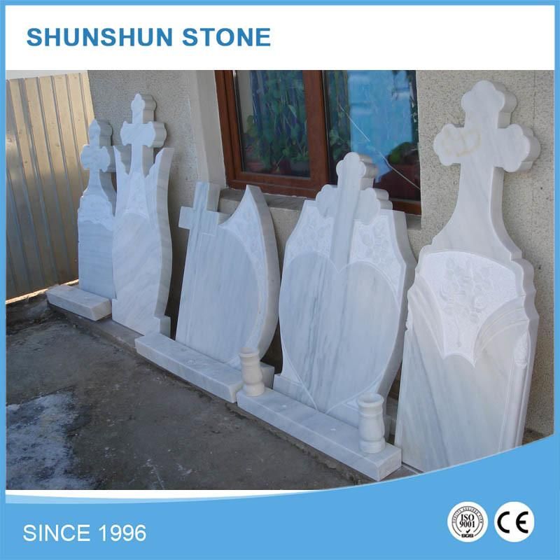 Angle Heart Shape Black Granite Tombstone/ Headstone/ Momument Stone