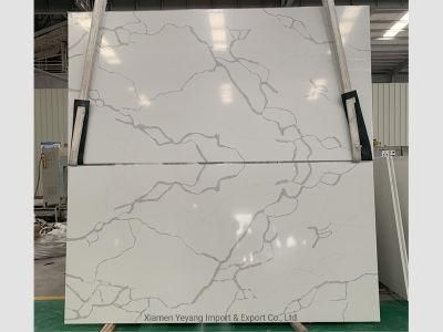 Wholesale Statuary Classique Quartz Slabs for Countertops/Vanitytops/Table/Island Tops