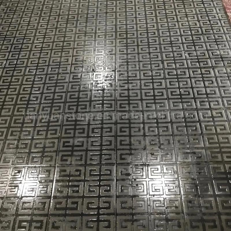 Natural Black Limestone Loose Wall Cladding Split Big Blocks for Wall