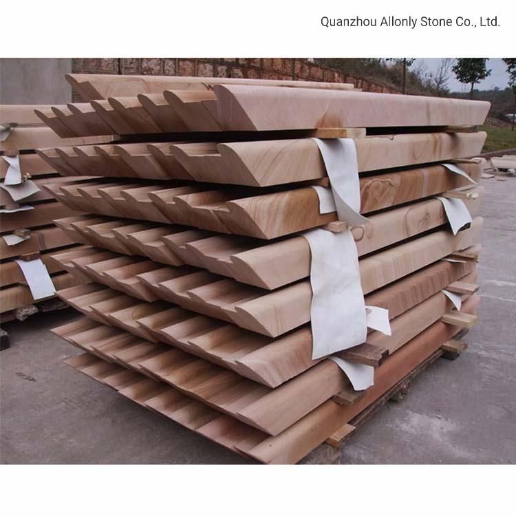 Customized Outdoor Decoration Polished Villa Exterior Sandstone Baluster