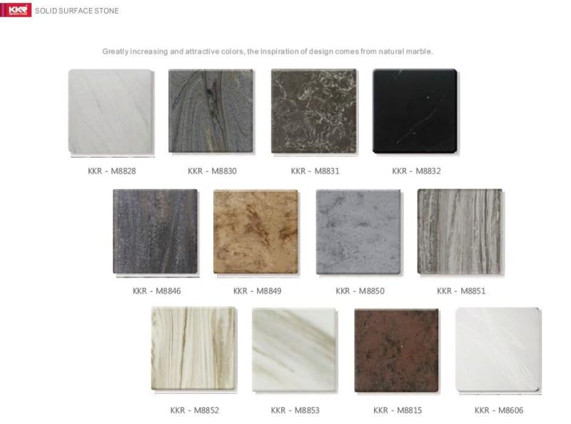 Modern Solid Surface Slab Kitchen Stone Bench Tops