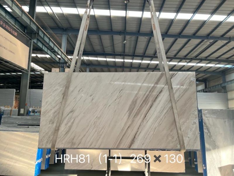 Polished Palissandro White Marble Slab
