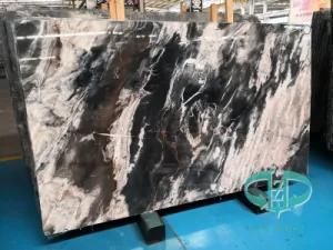 Chinese Black Marquina Black and White Marble Slabs and Tiles