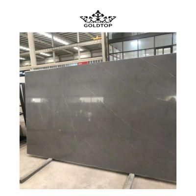 Commercial Project Artificial Stone Polished/Honed Surface Kitchen/Bathroom Countertop Temper Quartz for Home