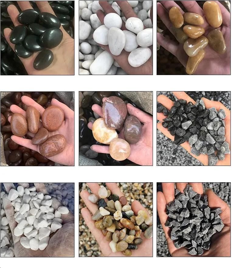 Swimming Pool Black Pebble Stone for Landscaping Garden Decoration