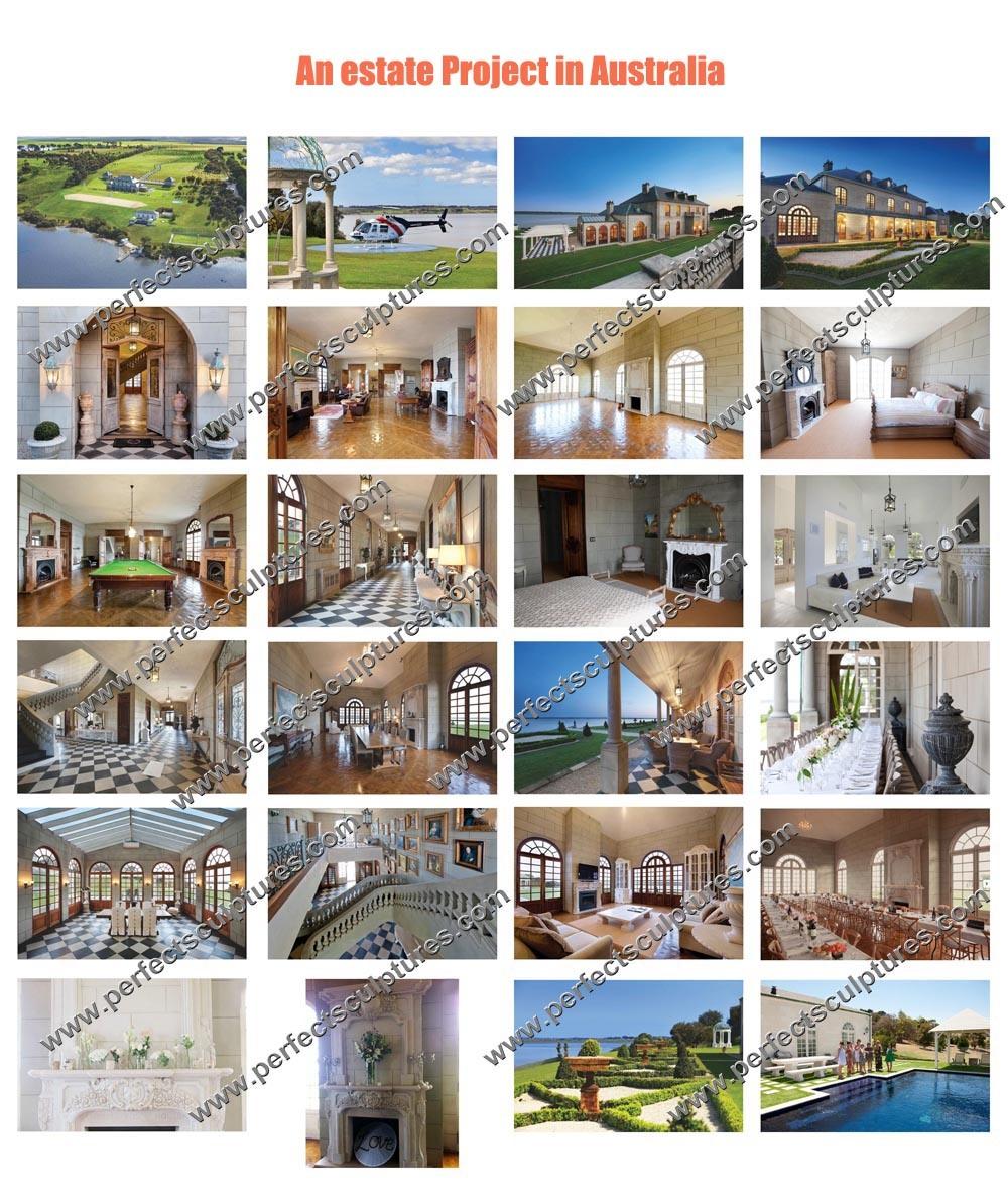 Hot Sale Cheap Natural Stone Decorative Greek Roman Marble Columns (QCM165)
