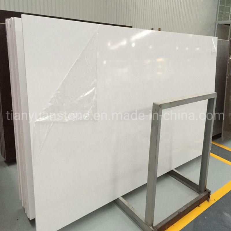 Artificial Grey Calacatta Polished Quartz Stone for Flooring and Kitchen Countertop