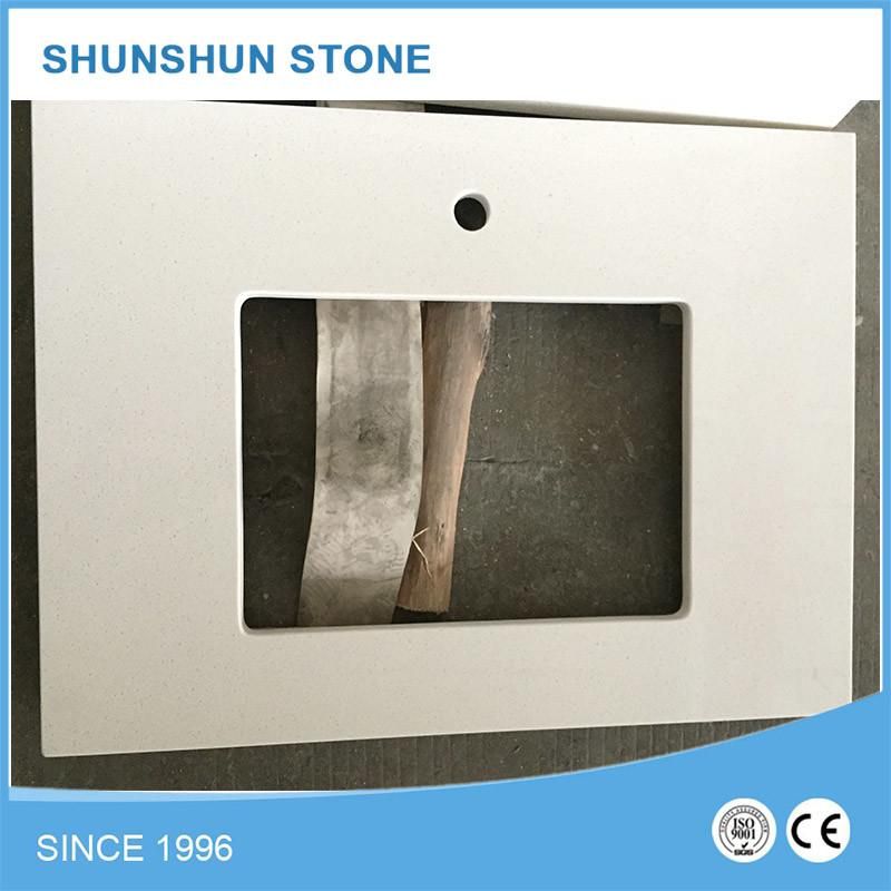 Cheap Kitchen White Star Quartz Stone Countertop