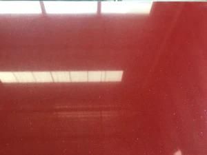 Red Color Galaxy Red Quartz Stone Floor Tile