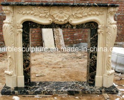 Natural Stone Custom Production Marble Fireplace (SY-MF318)