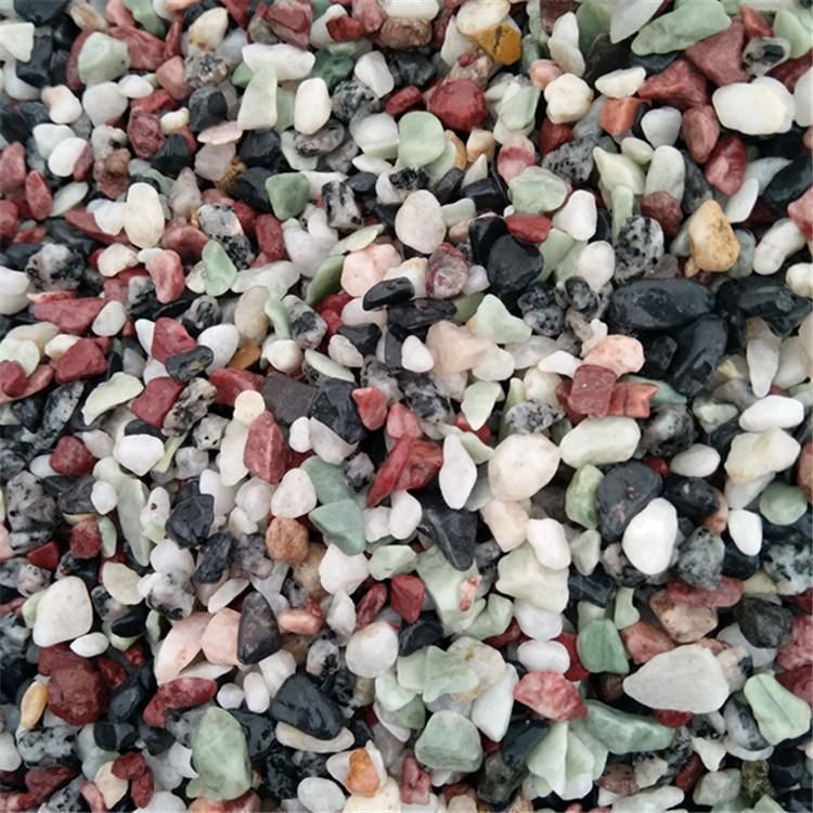 Tumbled Marble Chips Snow White Pebble Stone