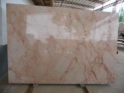 Flower Beige Marble Pink Red Marble Cheap Marble Slab