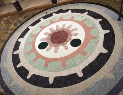 Garden Path and Bathroom Floor Decorative White Pebble Stone Tile