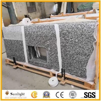 Customize Cheap White Wave Granite Low Kitchen Countertops for Home