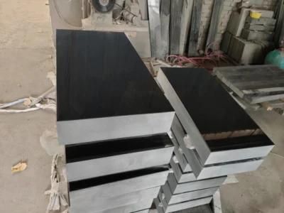 Hot Sell China Shanxi Absolute Black Granite Marker/Upright Serp/Heart/Angle Headstones with Base Customized