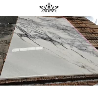 Natural Stone Home Decoration Polished Milas White Marble Countertop/Floor Tiles/Slab Tiles /Wall Tiles/Tabletop