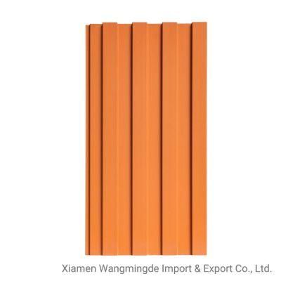 Grooved-Surfaced Orange Terracotta Facade Panels for Museum with Terracotta Facade Panels for Museum