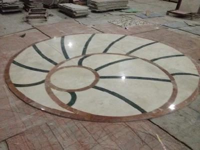 Circle Design Marble Waterjet Pattern